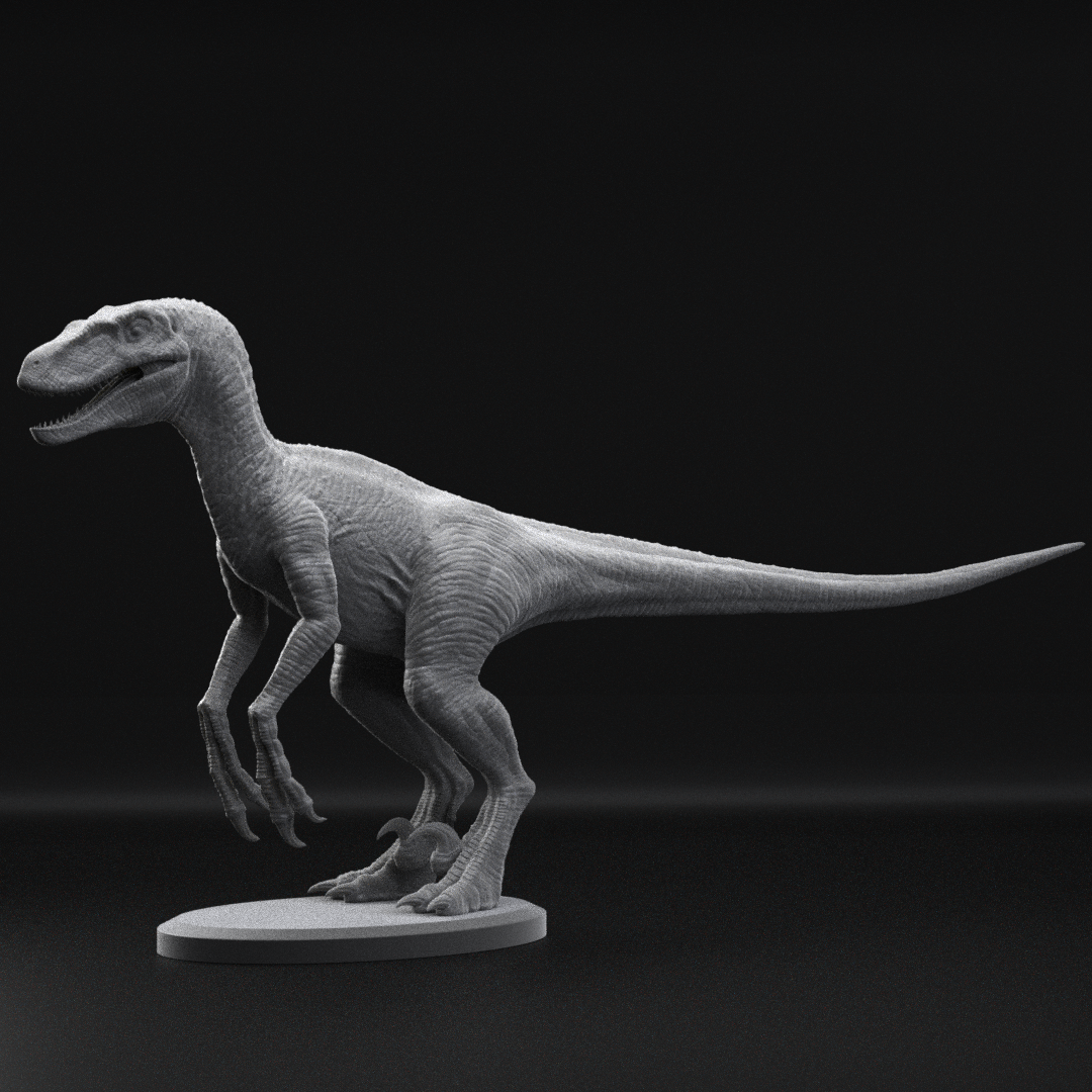 Velociraptor Studio Maquette Model Kit - Jurassic Park 3